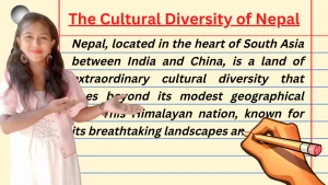 essay on our culture in nepali