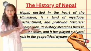 essay on mountain in nepali language